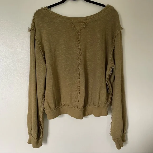 FP We The Free | Olive Button Crop Cardigan | Size Small - Picture 8 of 13